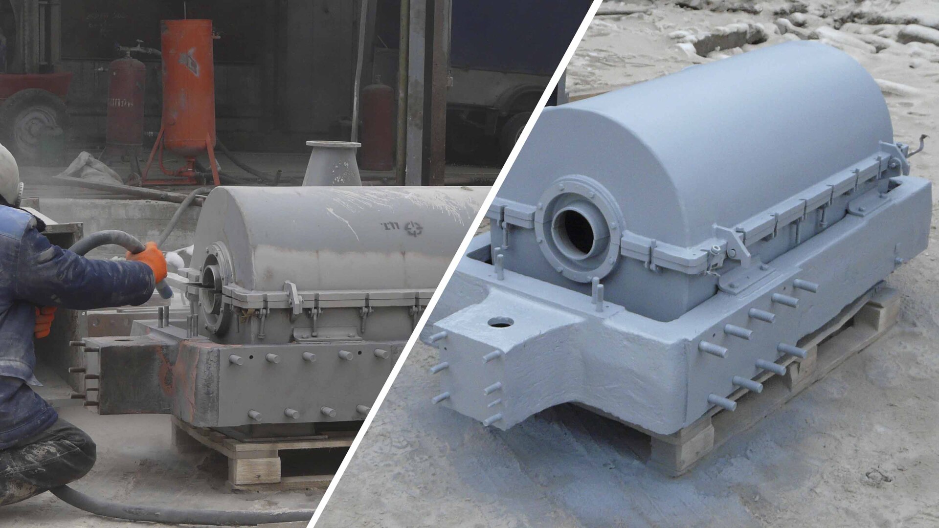 пескоструй промышленного оборудования